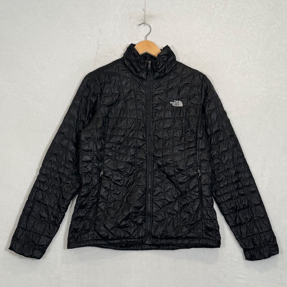 The North Face Black Thermoball Insulated Puffer Jacket Medium